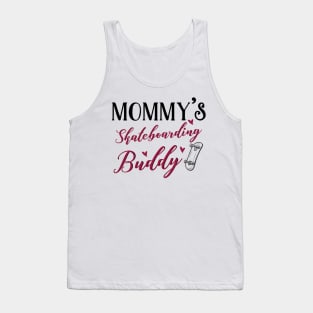 Skateboarding Mom and Baby Matching T-shirts Gift Tank Top